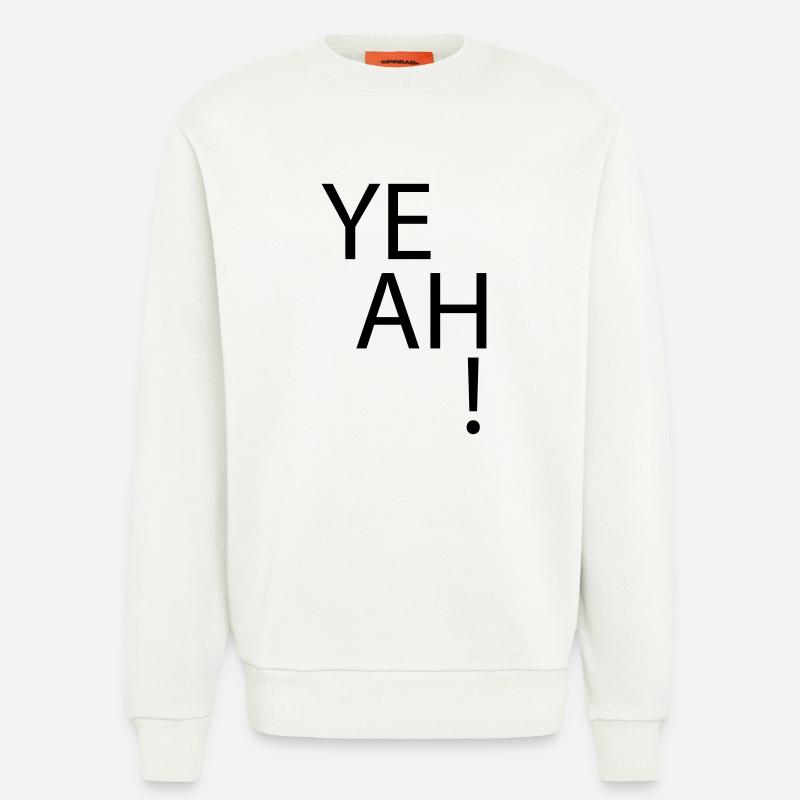 (yeah) - Sweatshirt - made by SPREAD  - OFF WHITE