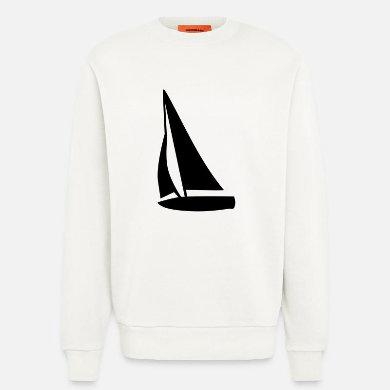 Segelboot - Sweatshirt - made by SPREAD  - OFF WHITE