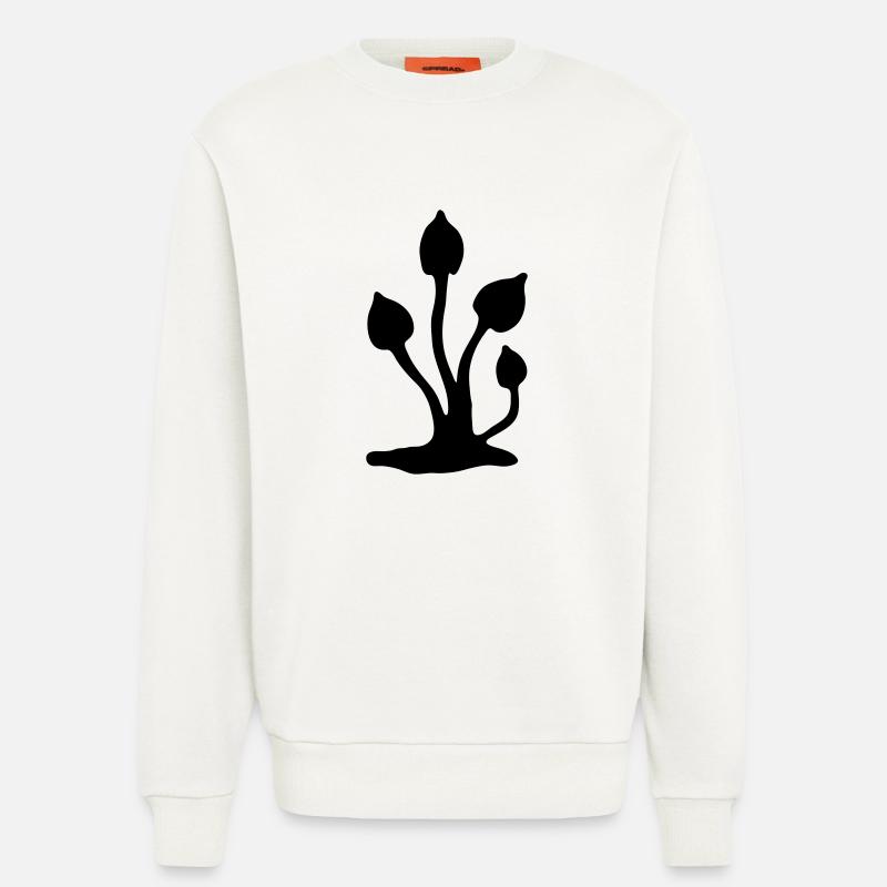 magic mushroom - Sweatshirt - made by SPREAD  - OFF WHITE