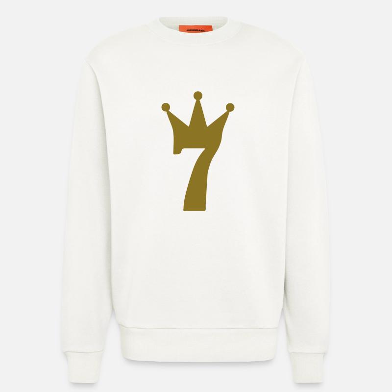 7 krone c1w7 - Sweatshirt - made by SPREAD  - OFF WHITE