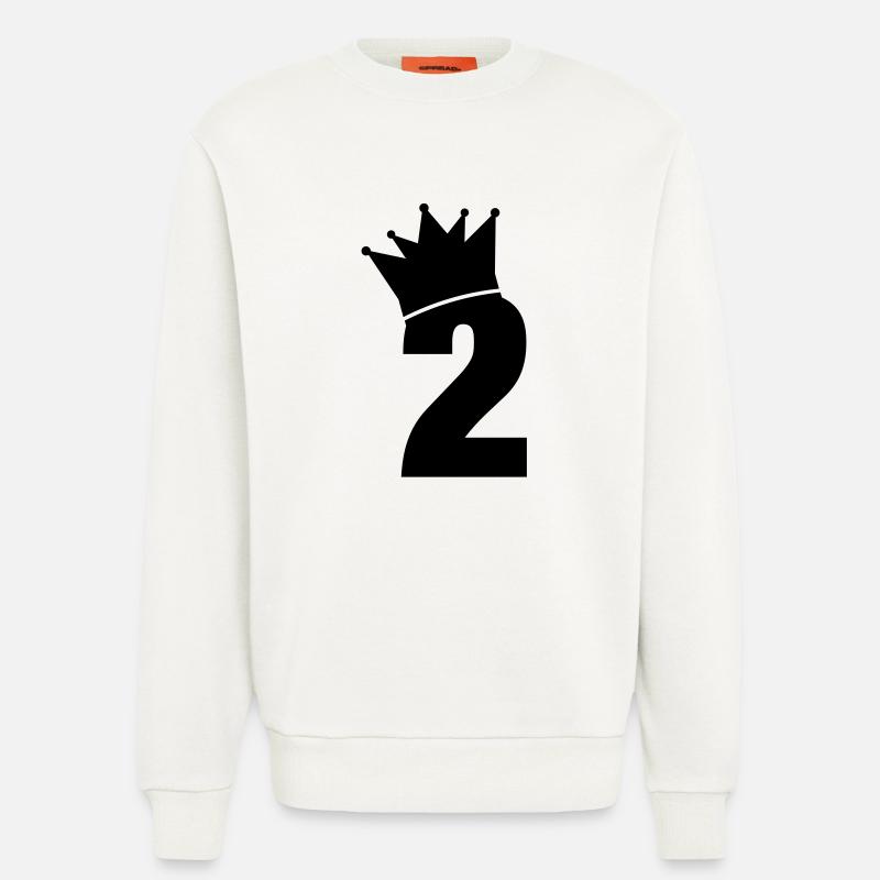 2_krone_f1 - Sweatshirt - made by SPREAD  - OFF WHITE