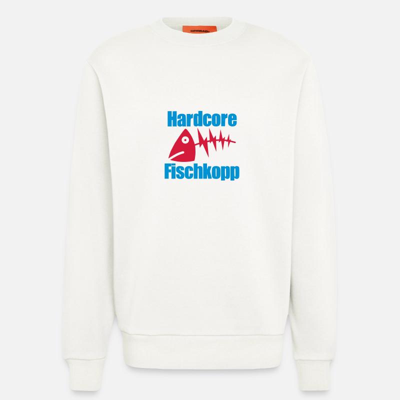 Fischkopp extrem - Sweatshirt - made by SPREAD  - OFF WHITE