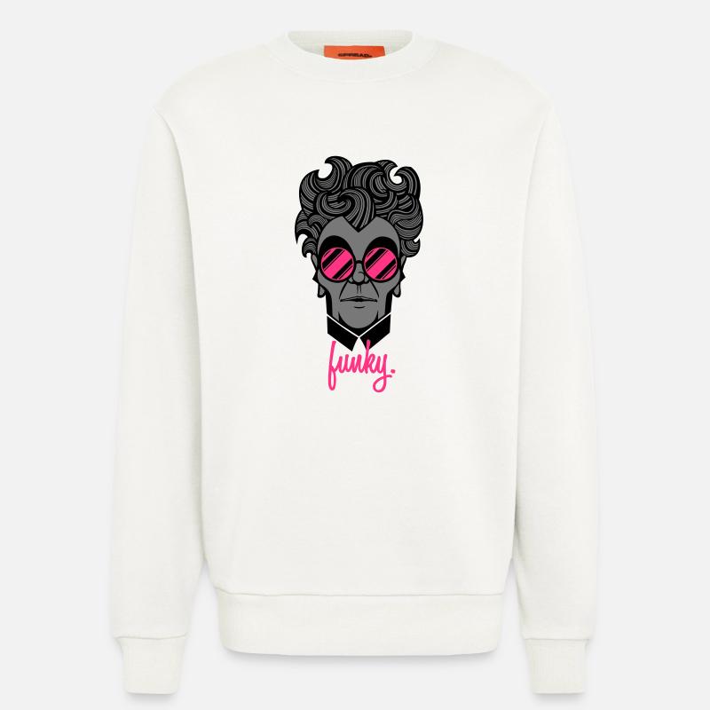 FunkyGuy - Sweatshirt - made by SPREAD  - OFF WHITE