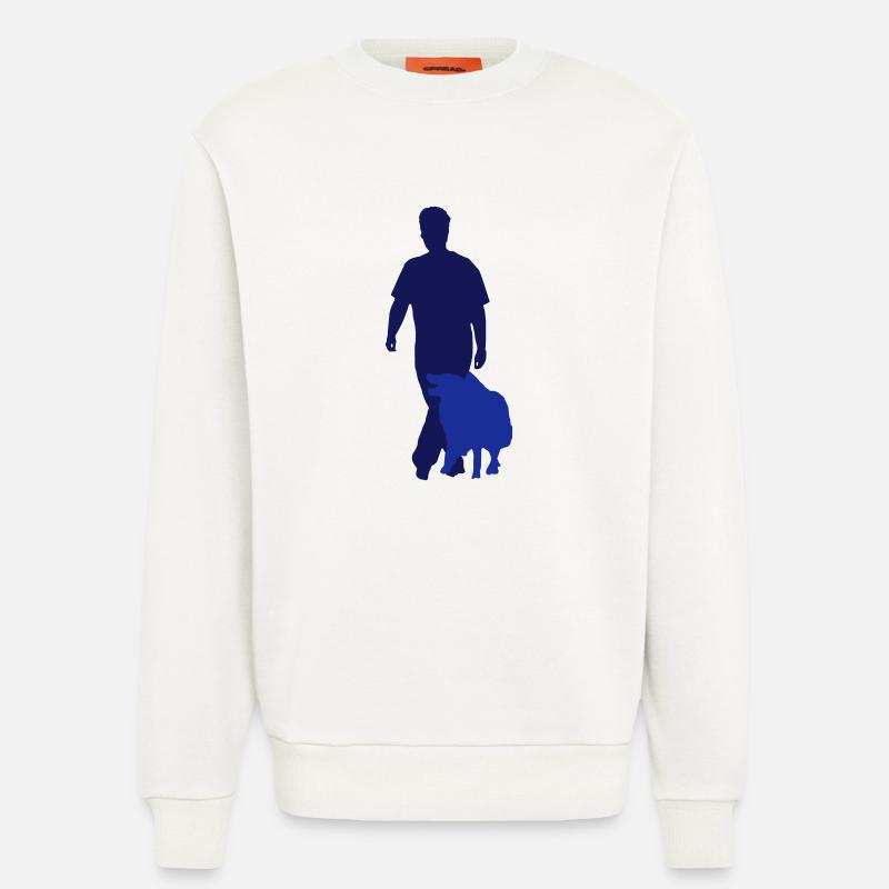 Obedience heelwork - Sweatshirt - made by SPREAD  - OFF WHITE