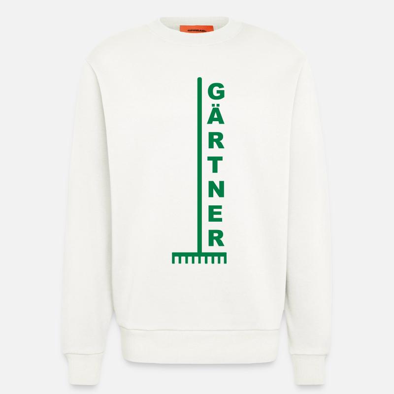 Gärtner - Sweatshirt - made by SPREAD  - OFF WHITE