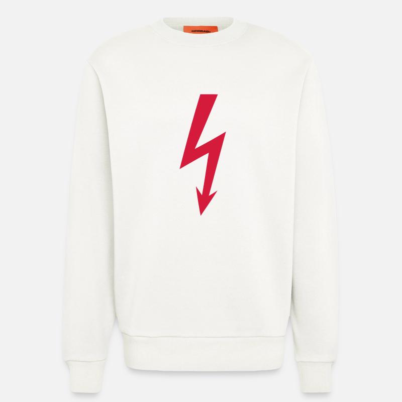 Blitz - Sweatshirt - made by SPREAD  - OFF WHITE