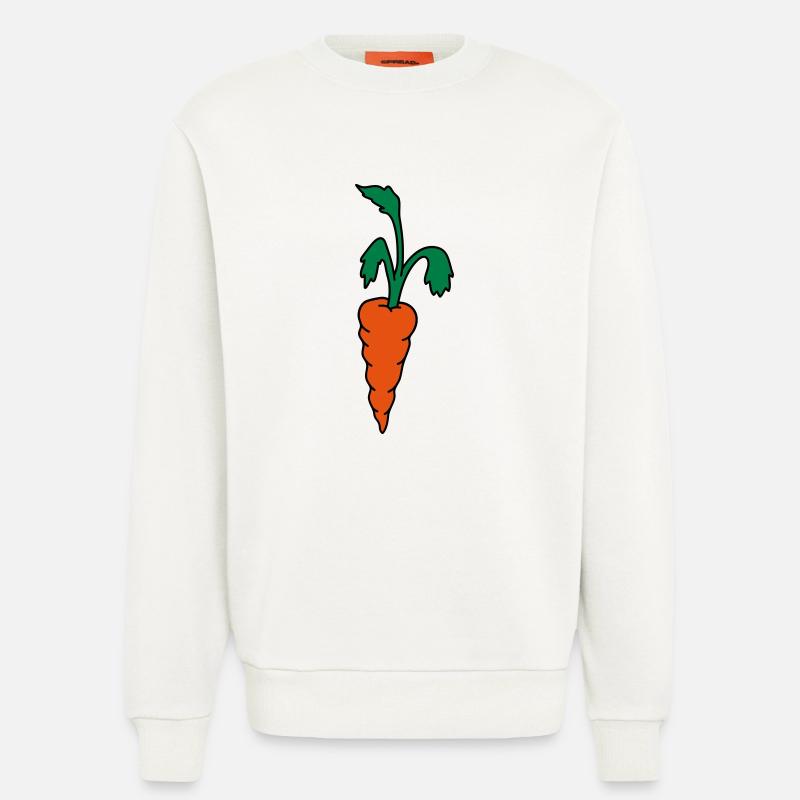 Karotte Möhre - Sweatshirt - made by SPREAD  - OFF WHITE