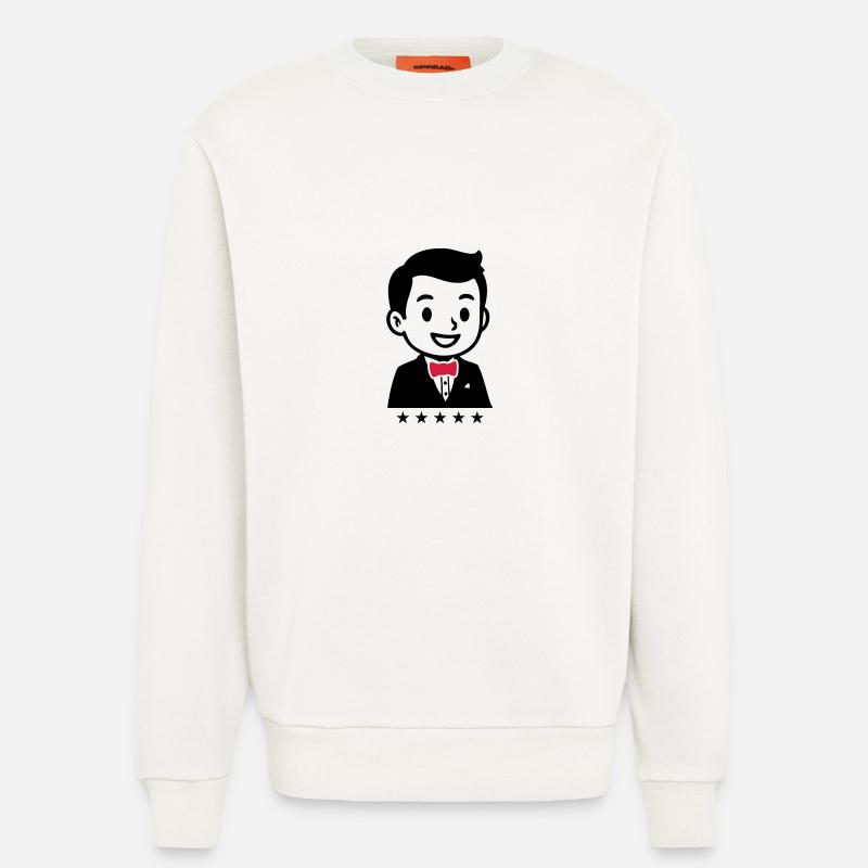 Bräutigam - Sweatshirt - made by SPREAD  - OFF WHITE