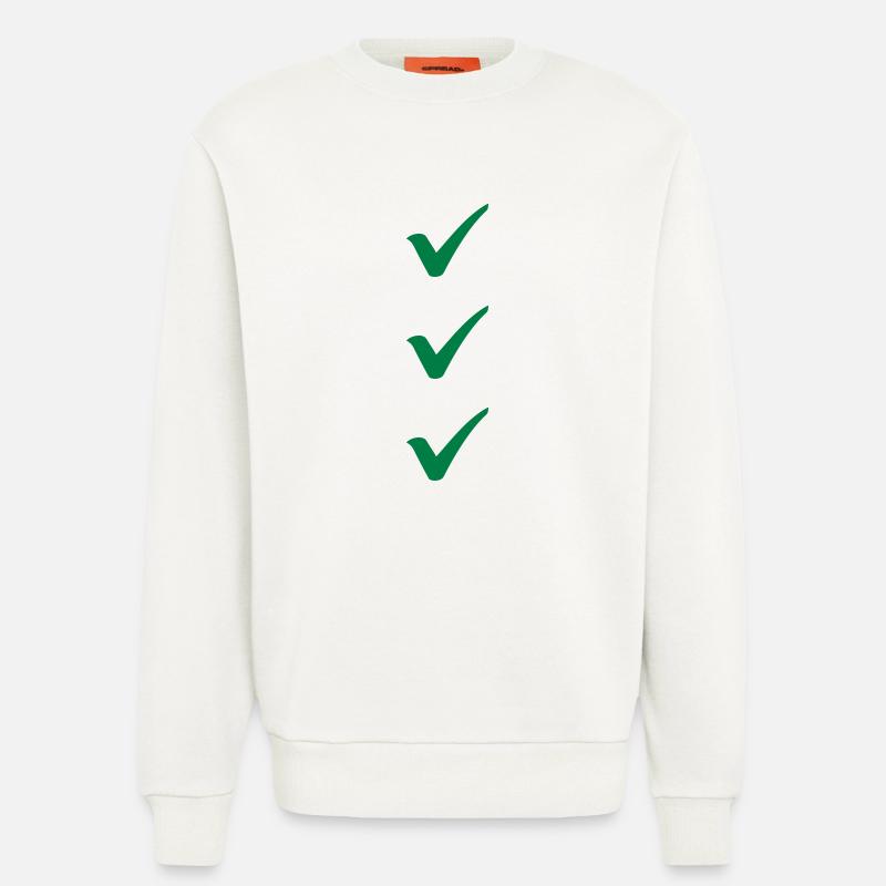 Haken - Sweatshirt - made by SPREAD  - OFF WHITE