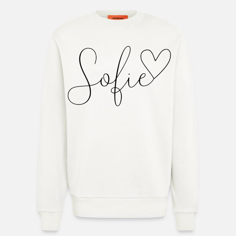 Sofie Name Vorname Mädchen - Sweatshirt - made by SPREAD  - OFF WHITE