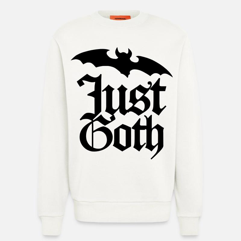 Just Goth - Sweatshirt - made by SPREAD  - OFF WHITE