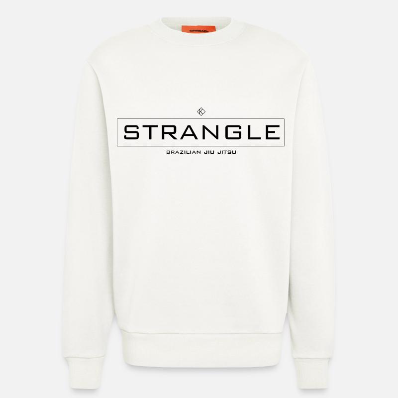 Strangle BJJ - Sweatshirt - made by SPREAD  - OFF WHITE