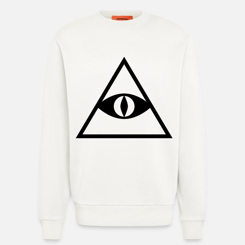 Pyramide - Sweatshirt - made by SPREAD  - OFF WHITE