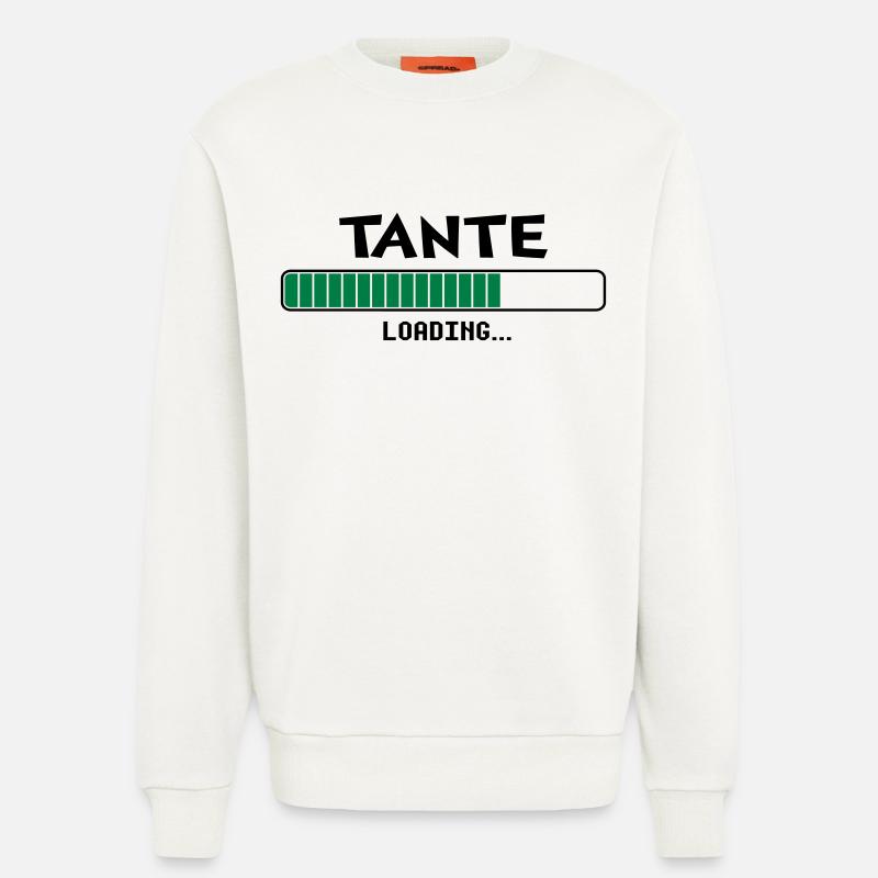 Tante loading Ladebalken - Sweatshirt - made by SPREAD  - OFF WHITE