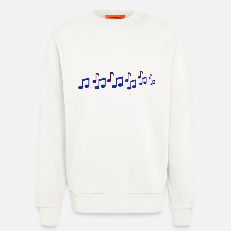 Note - Sweatshirt - made by SPREAD  - OFF WHITE