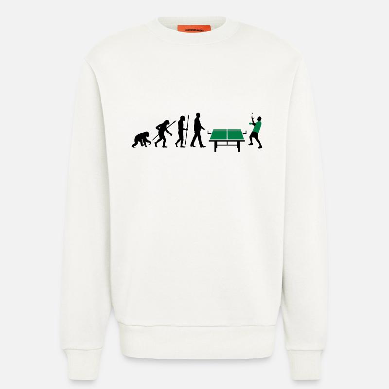 evolution_table_tennis_072012_a_2c - Sweatshirt - made by SPREAD  - OFF WHITE