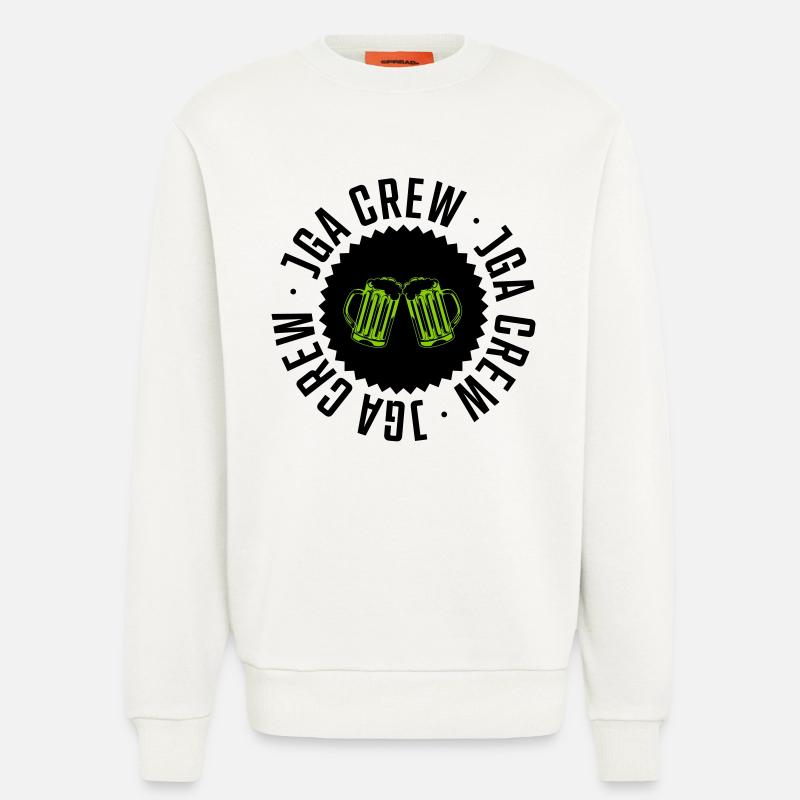 jga crew bier - Sweatshirt - made by SPREAD - OFF WHITE
