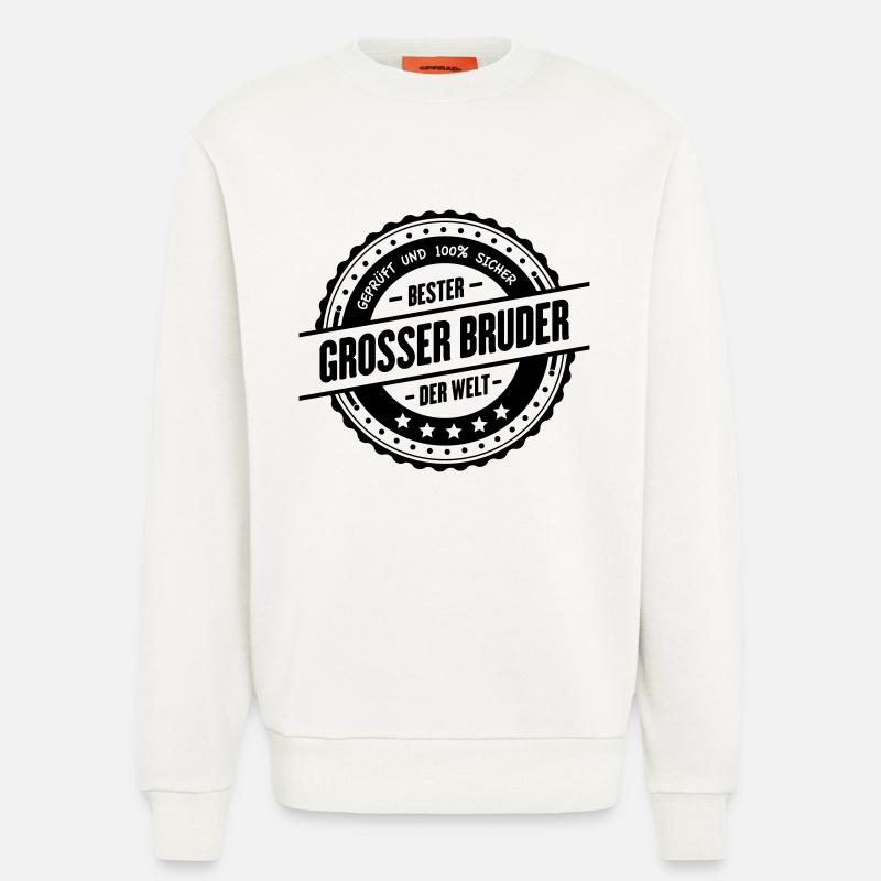 Bester großer Bruder - Sweatshirt - made by SPREAD - OFF WHITE