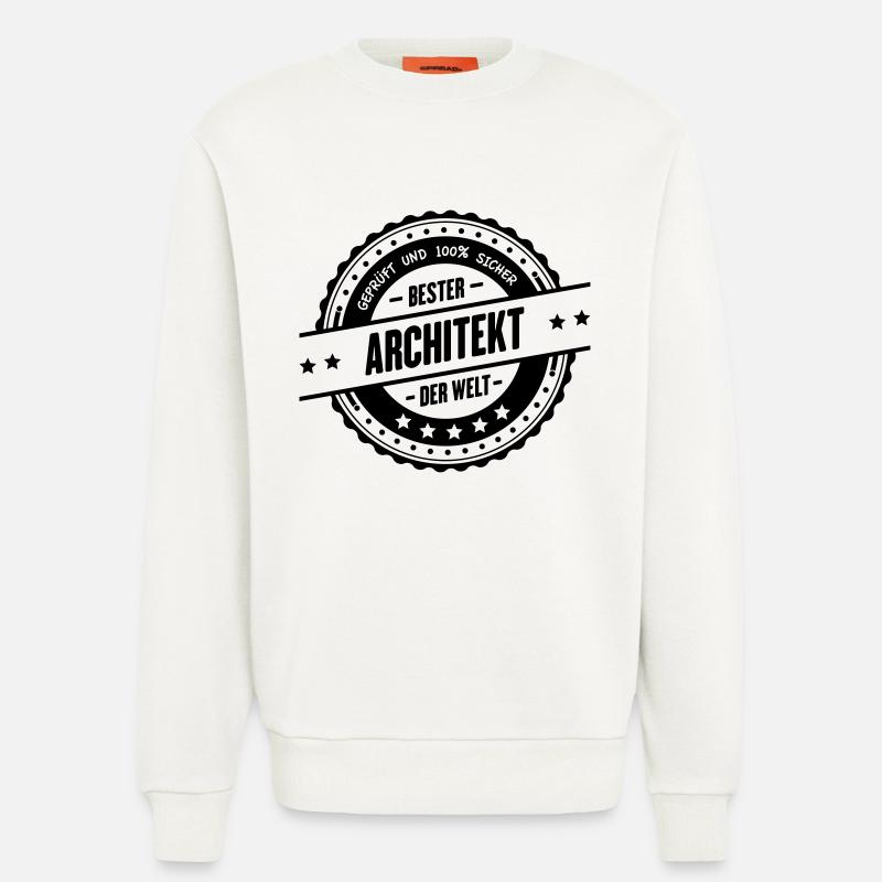 Bester Architekt - Sweatshirt - made by SPREAD  - OFF WHITE