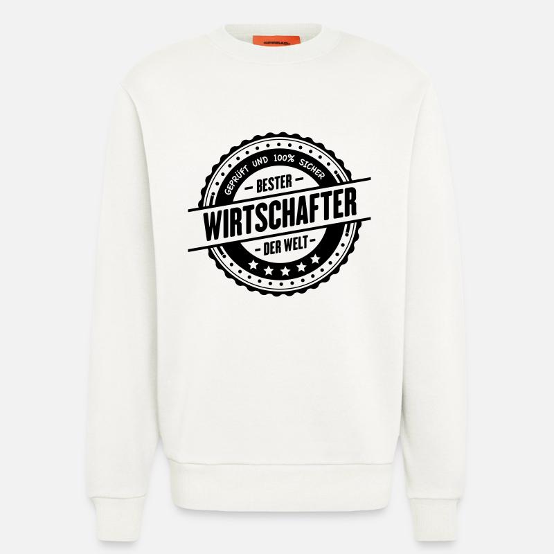 Bester Wirtschafter - Sweatshirt - made by SPREAD - OFF WHITE