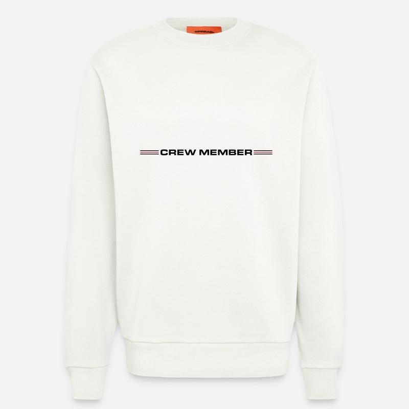 Crew Mitglied - Sweatshirt - made by SPREAD  - OFF WHITE