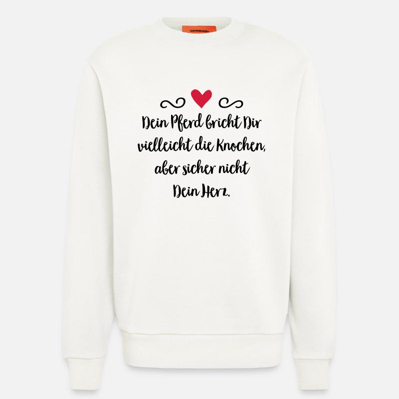 Pferd - Sweatshirt - made by SPREAD  - OFF WHITE