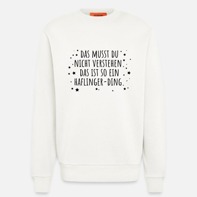 Haflinger-Ding - Sweatshirt - made by SPREAD  - OFF WHITE