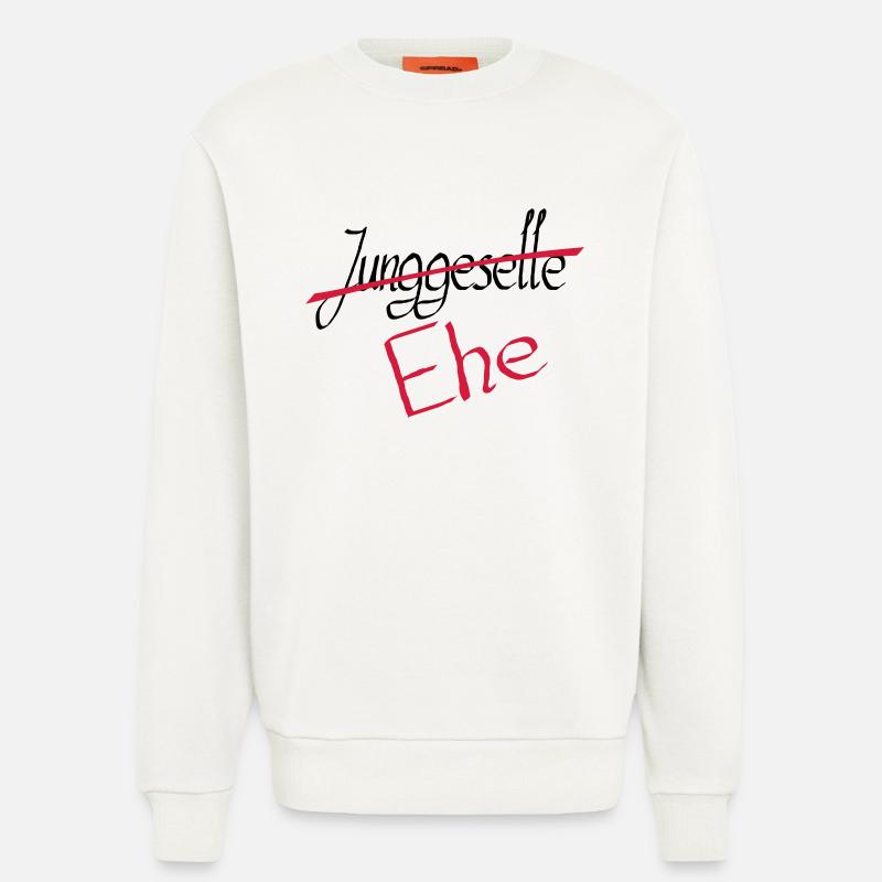 junggeselle 2 - Sweatshirt - made by SPREAD  - OFF WHITE