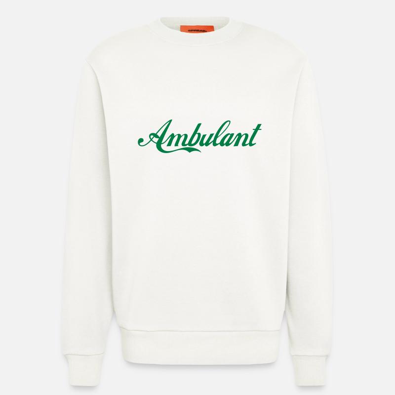 Ambulant - Sweatshirt - made by SPREAD  - OFF WHITE