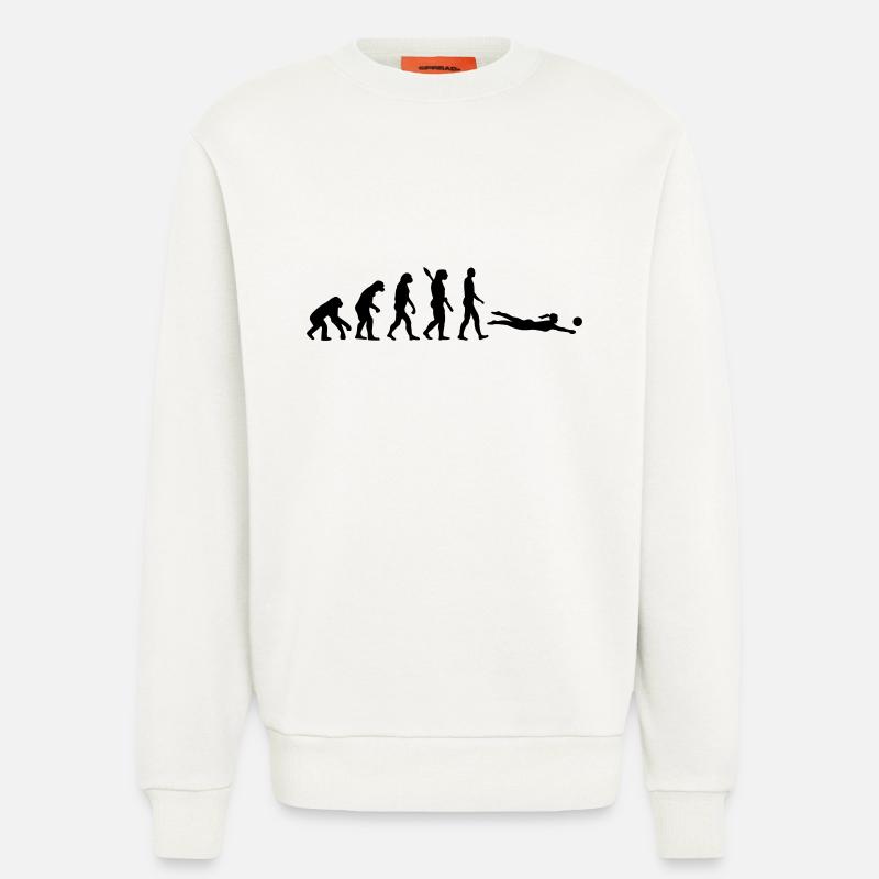 Évolution Beach volley - Sweat bio décontracté fabriqué en UE - OFF WHITE