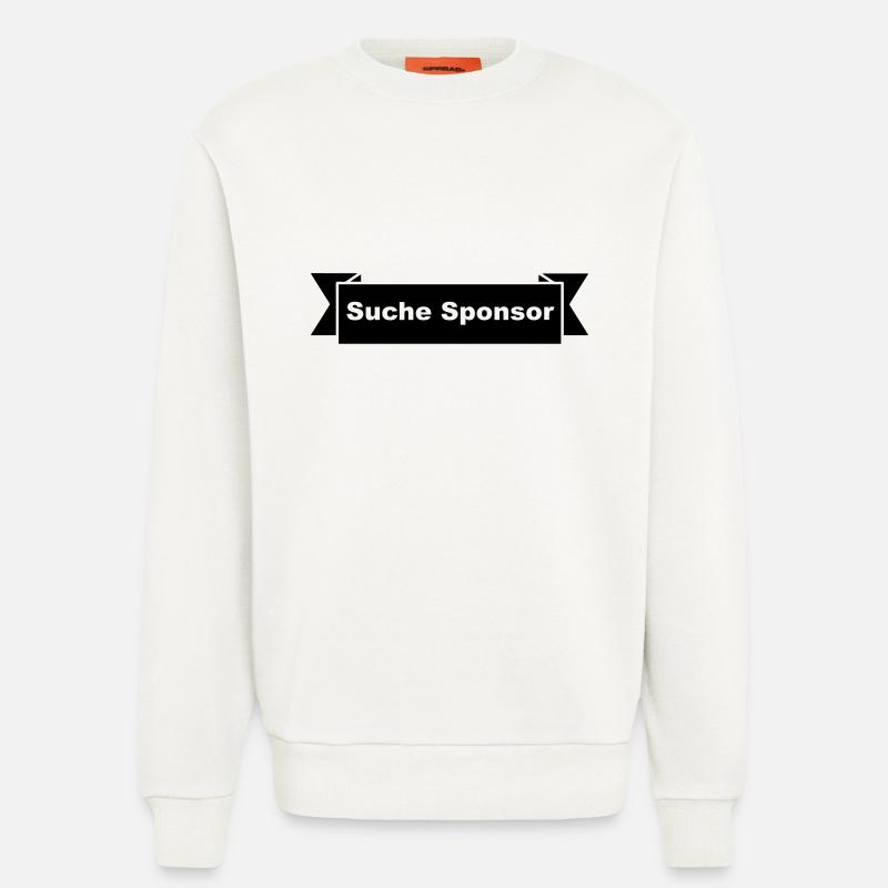 Suche Sponsor - Sweatshirt - made by SPREAD  - OFF WHITE