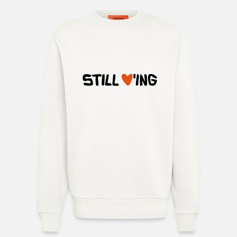 Still Loving - Sweatshirt - made by SPREAD  - OFF WHITE