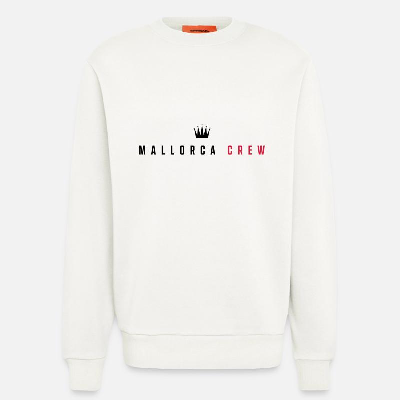 Mallorca Crew - Sweatshirt - made by SPREAD  - OFF WHITE