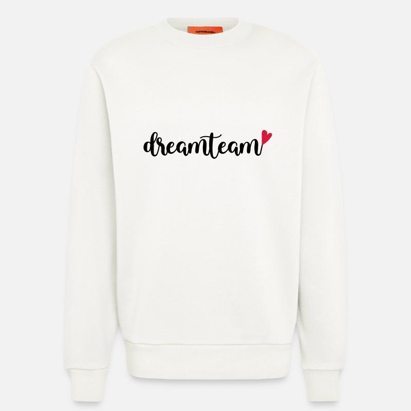 Dreamteam - Sweatshirt - made by SPREAD  - OFF WHITE