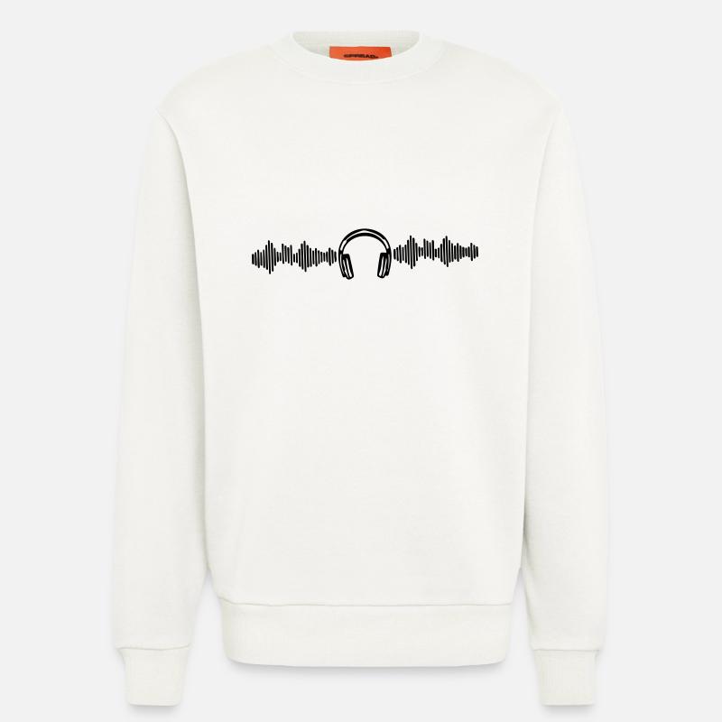 Musik - Sweatshirt - made by SPREAD  - OFF WHITE