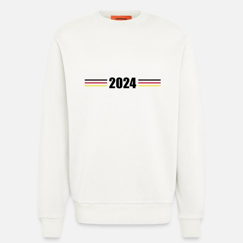 2024 Germany Flag - Sweatshirt - made by SPREAD - OFF WHITE