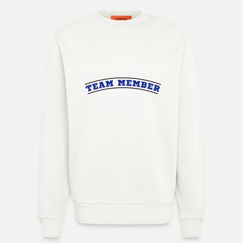 Conception des membres de l’équipe - Sweat bio décontracté fabriqué en UE - OFF WHITE