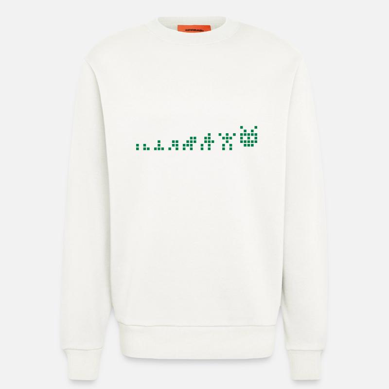 Pixel Evolution - Sweatshirt - made by SPREAD  - OFF WHITE