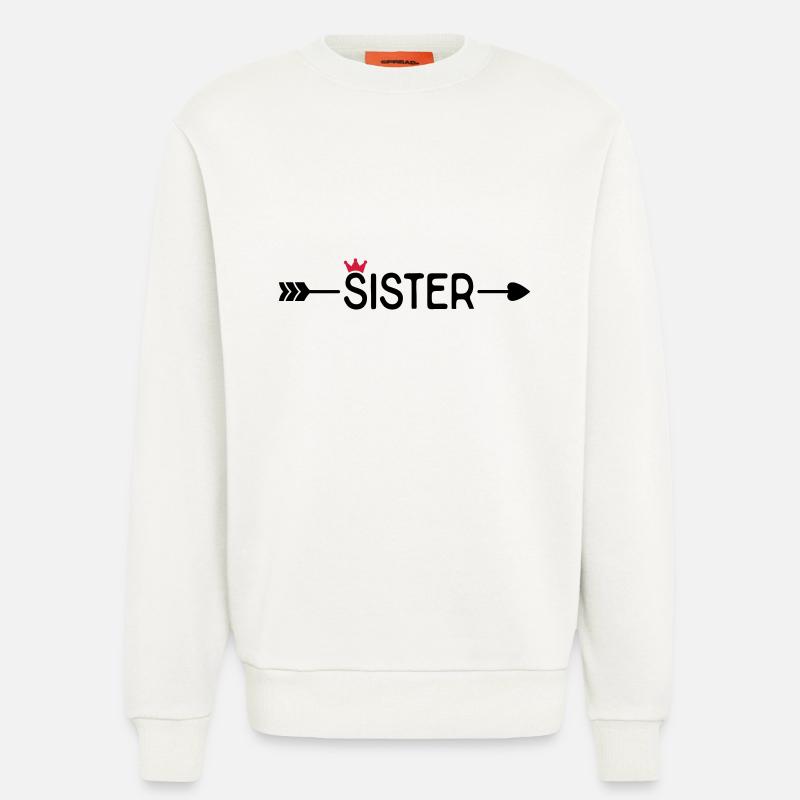 Schwester - Sweatshirt - made by SPREAD  - OFF WHITE