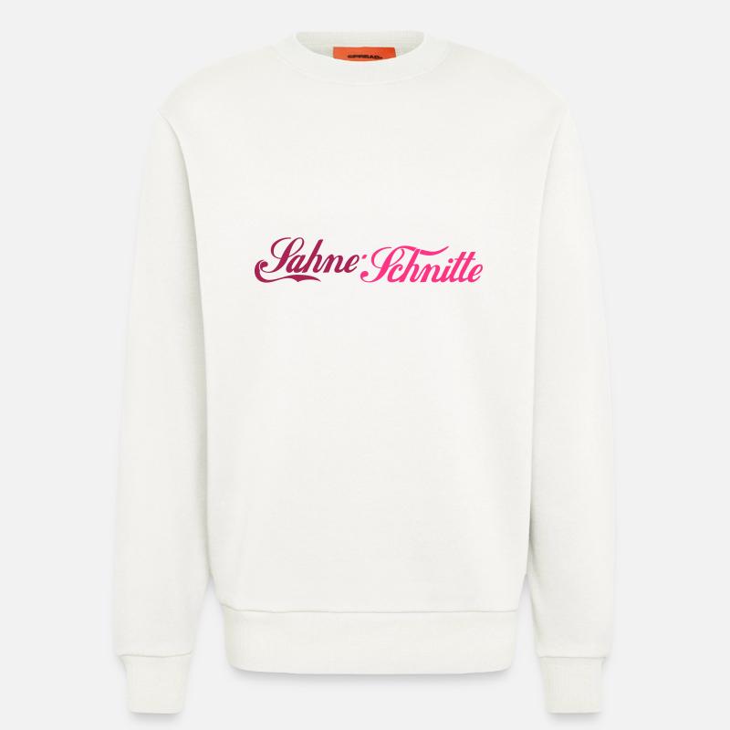 Sahne-Schnitte - Sweatshirt - made by SPREAD  - OFF WHITE