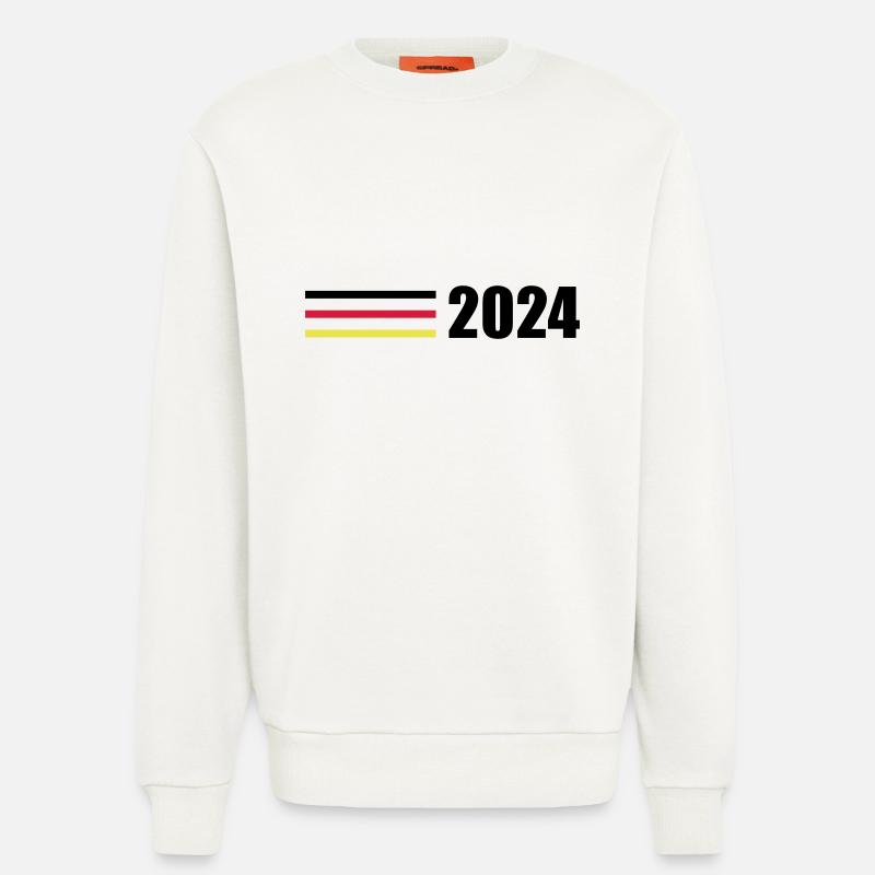 2024 Germany Flag - Sweatshirt - made by SPREAD - OFF WHITE