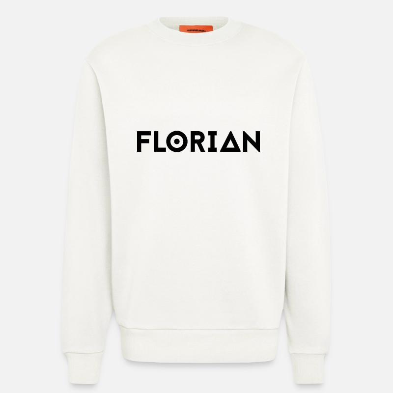 First name Florian - Sweatshirt - made by SPREAD - OFF WHITE
