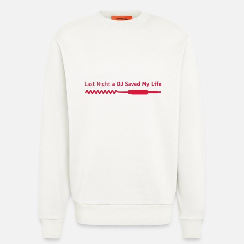 DJ - Sweat bio décontracté fabriqué en UE - OFF WHITE