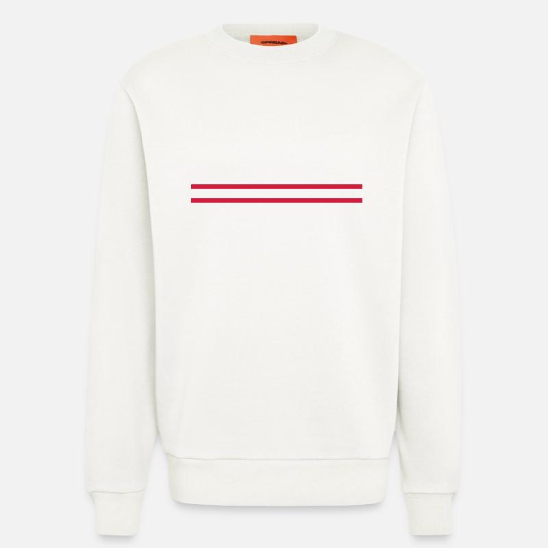 Linien - Sweatshirt - made by SPREAD  - OFF WHITE