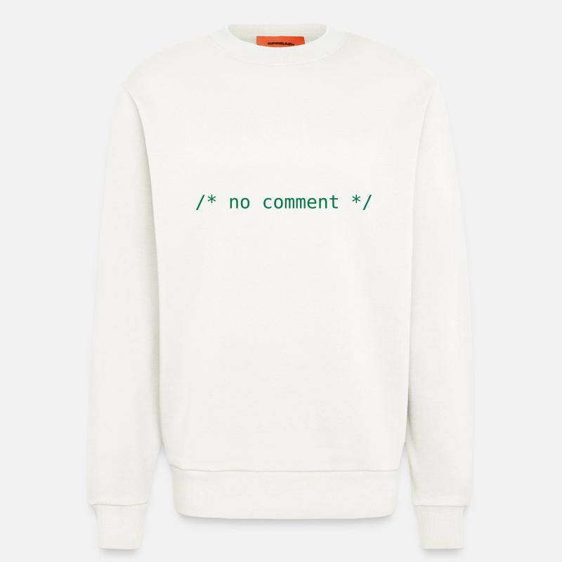 no comment - Sweatshirt - made by SPREAD  - OFF WHITE