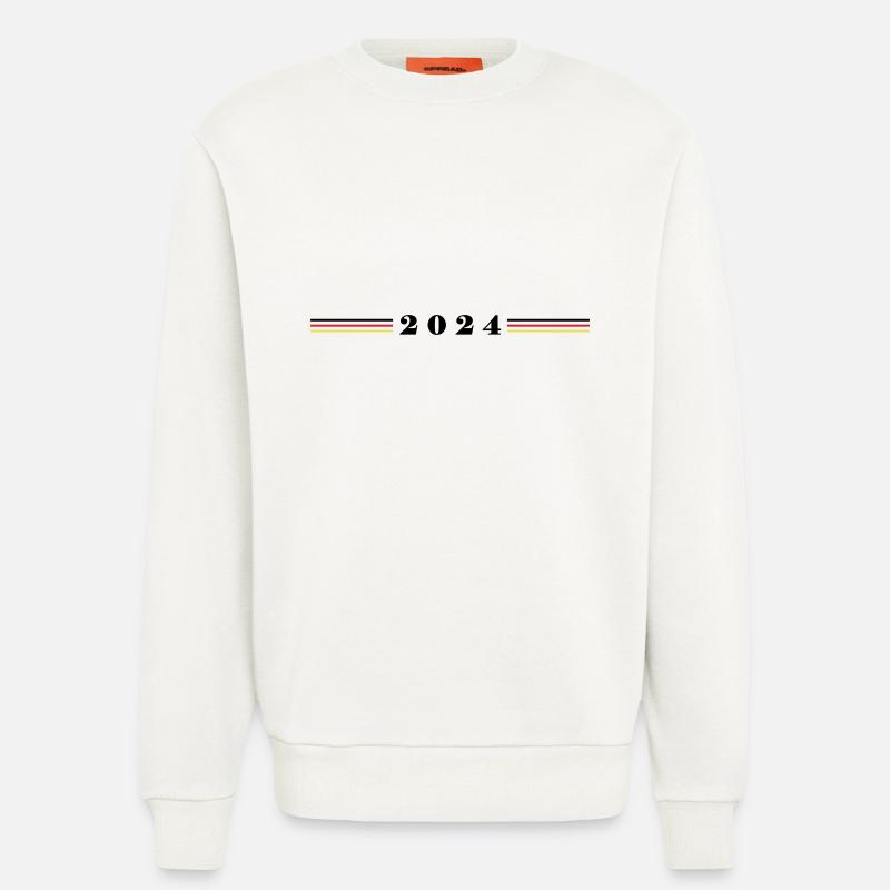 2024 Germany Flag - Sweatshirt - made by SPREAD - OFF WHITE