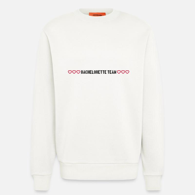bachelorette team herzchen - Sweatshirt - made by SPREAD  - OFF WHITE