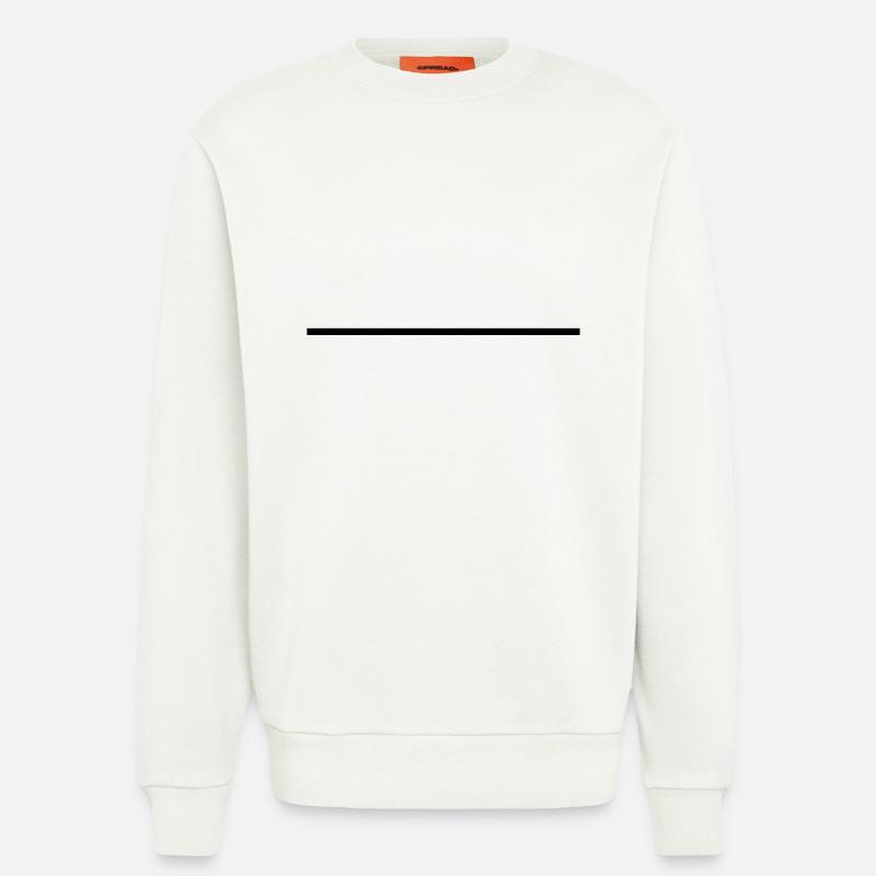 Strich normal - Sweatshirt - made by SPREAD  - OFF WHITE