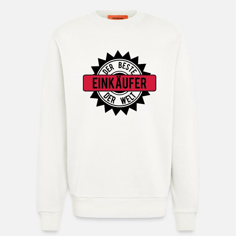 der beste einkaufer 2c - Sweatshirt - made by SPREAD  - OFF WHITE