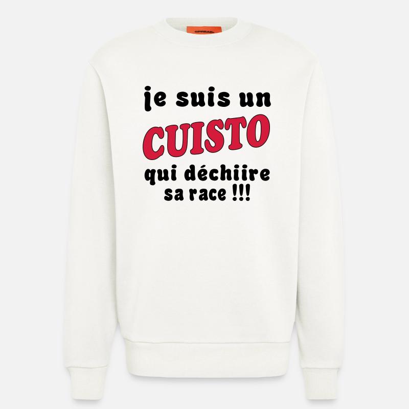 Ich bin ein CUISTO - Sweatshirt - made by SPREAD - OFF WHITE